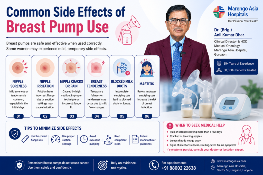 Common Side Effects of Breast Pump Use