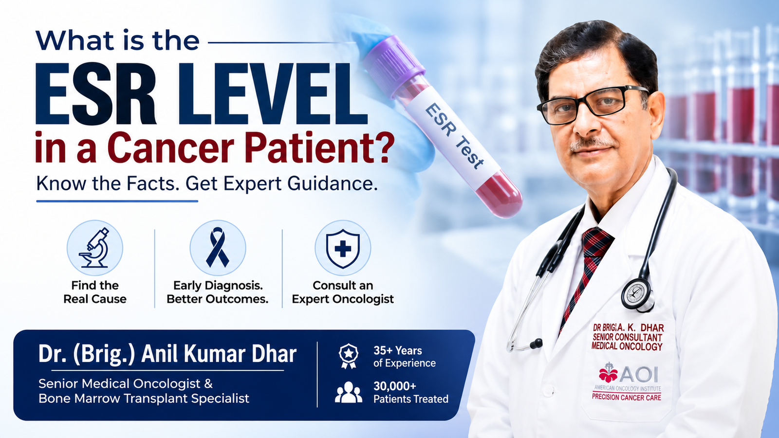 What is the ESR Level in Cancer Patients